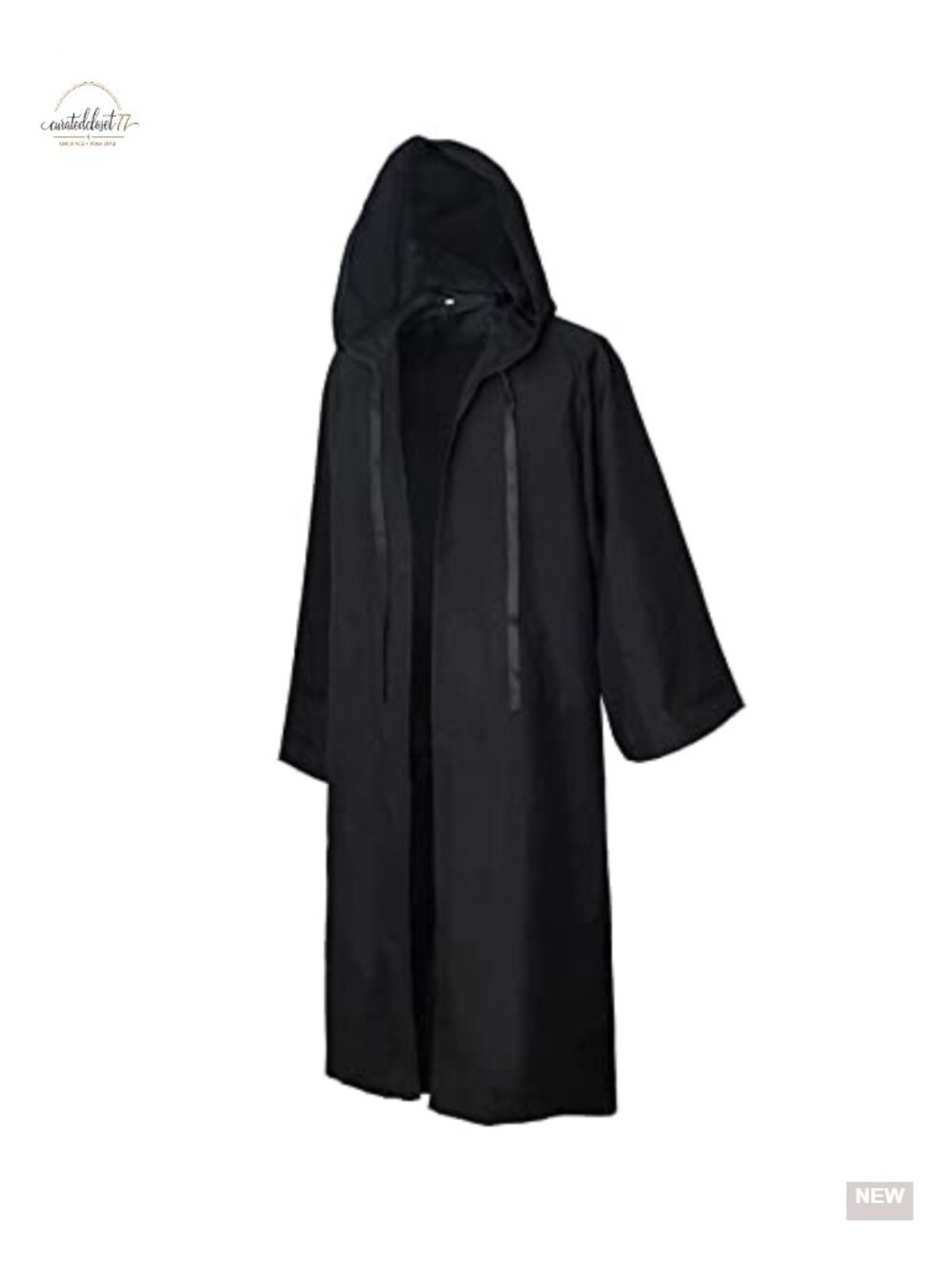 Unisex Hooded Cloak Halloween Cosplay Robe Knight Wizard Devil